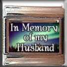 IN MEMORY OF MY HUSBAND AURORA LIGHTS ITALIAN CHARM