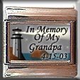 IN MEMORY OF GRANDPA LIGHTHOUSE ITALIAN CHARM
