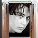 JOHNNY DEPP BW ITALIAN CHARM CHARMS