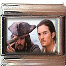 JOHNNY DEPP ORLANDO BLOOM PIRATES ITALIAN CHARM