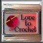 LOVE TO CROCHET ITALIAN CHARM CHARMS