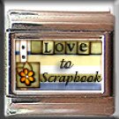 LOVE TO SCRAPBOOK ITALIAN CHARM CHARMS