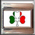 IRISH SHAMROCK ITALIAN CHARM CHARMS