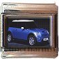 BLUE MINI COOPER ITALIAN CHARM CHARMS