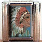 INDIAN CHIEF ITALIAN CHARM CHARMS