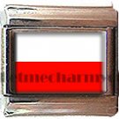 POLAND FLAG ITALIAN CHARM CHARMS