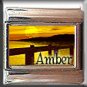 CUSTOM NAME SUNSET ITALIAN CHARM CHARMS