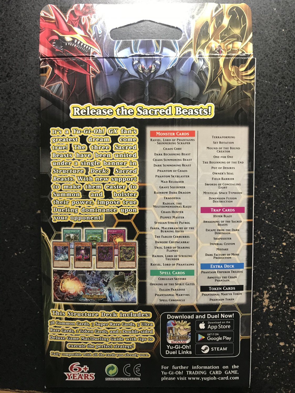 Yu-Gi-Oh! Structure Deck: Sacred Beasts (1st Edition)