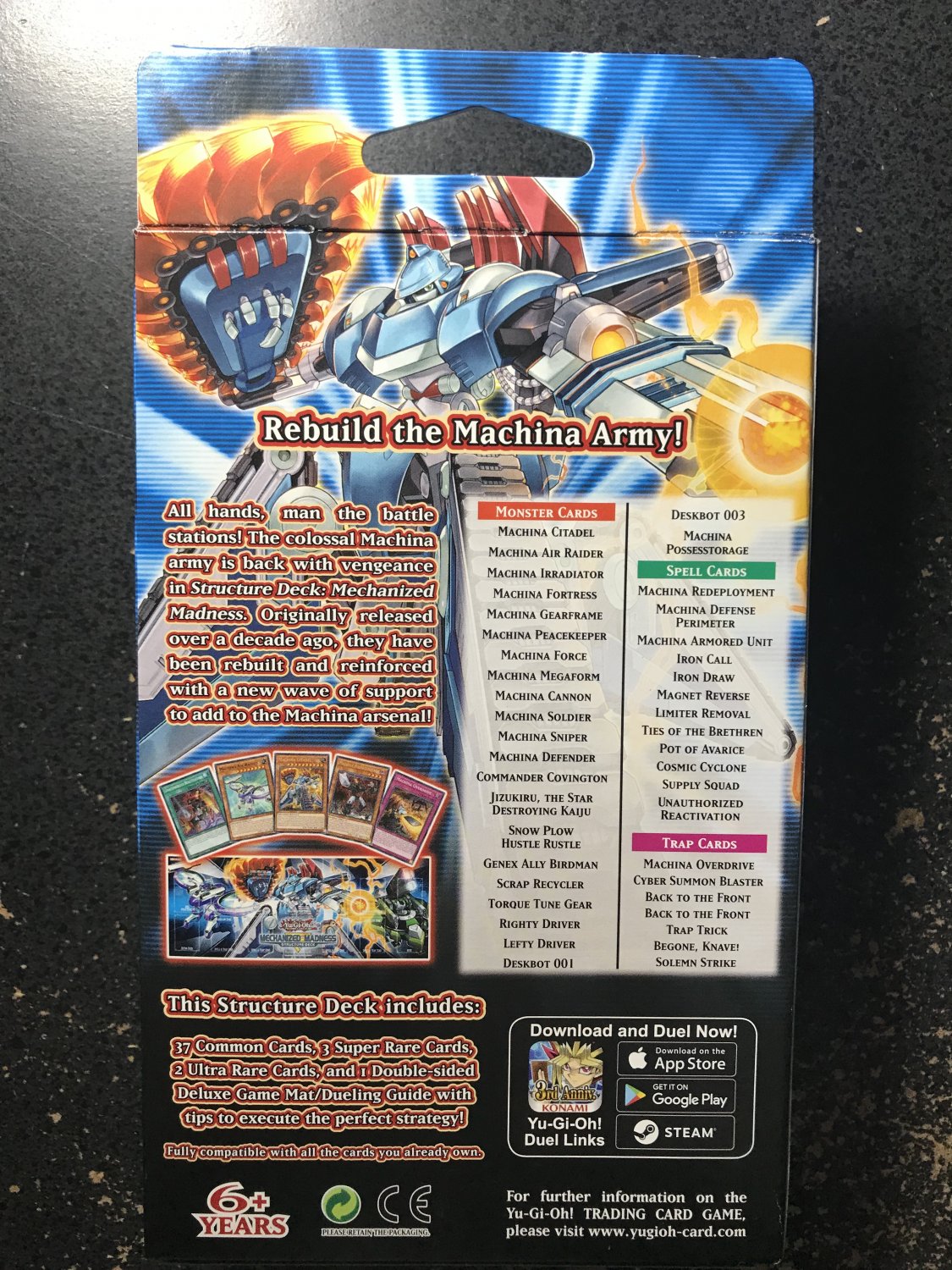 YuGiOh! Structure Deck Mechanized Madness (1st Edition)