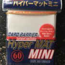 KMC Card Barrier - Hyper Matte Mini - White (60-Pack)