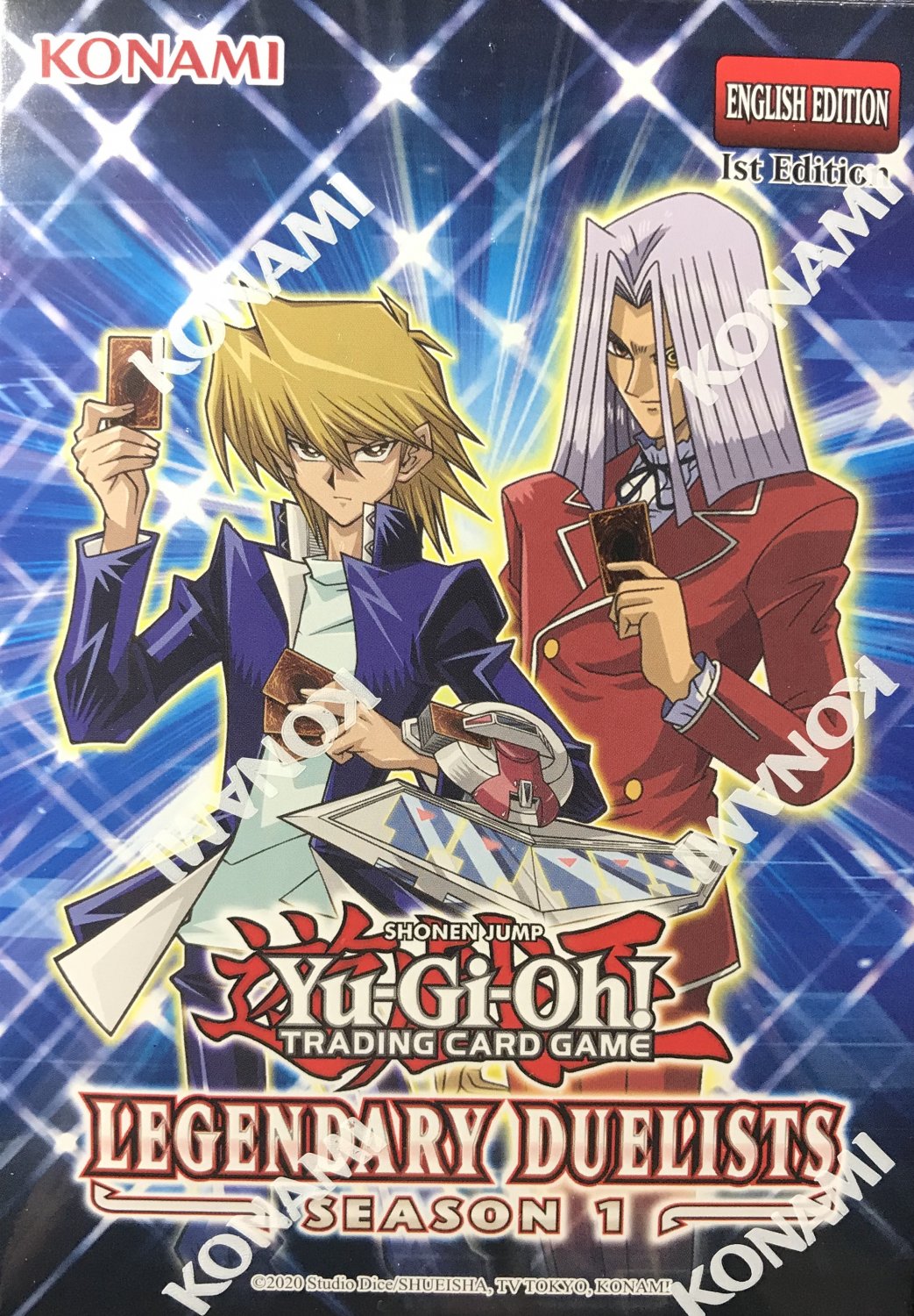 Yu Gi Oh Legendary Duelists Season 1 1st Edition Box