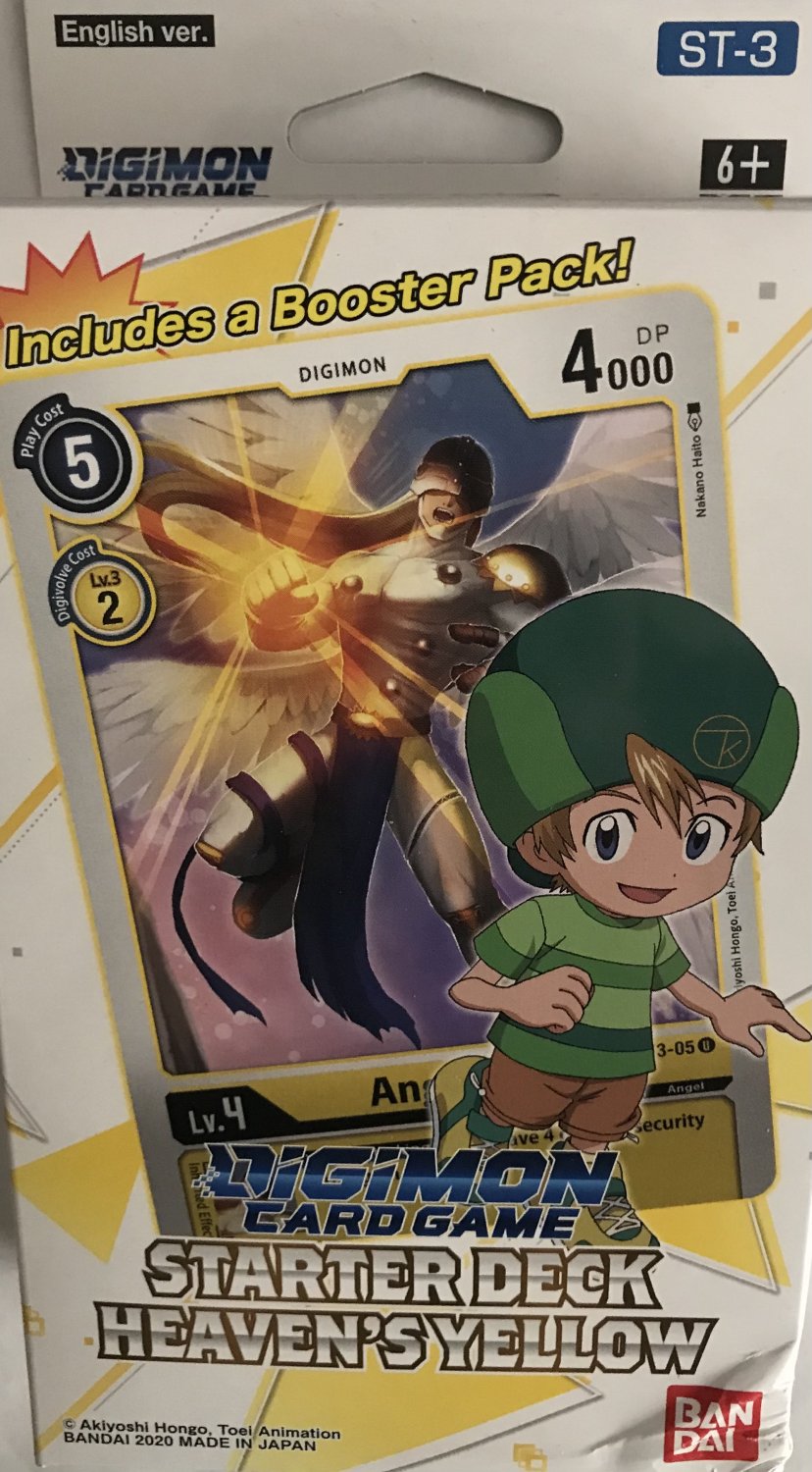 Digimon English Tcg St-3 Starter Deck Heaven'S Yellow - 54 Cards main image 1
