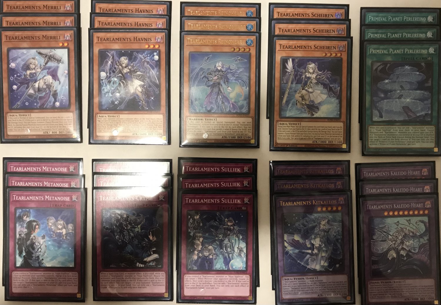 Yu-Gi-Oh! TCG Tearlaments Deck Core - 27 Card Lot, 1st Edition (Ungraded,  Near Mint)
