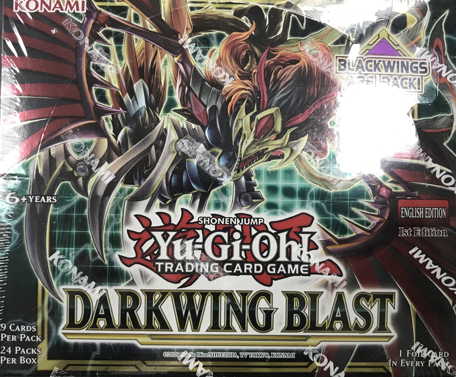 YuGiOh! Darkwing Blast (DABL) Booster Box (1st Edition)