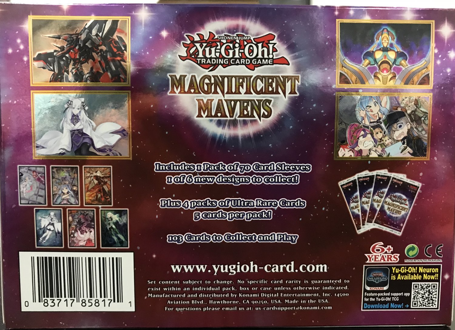 YuGiOh! Magnificent Mavens Collector’s Set (1st Edition) Mini Box