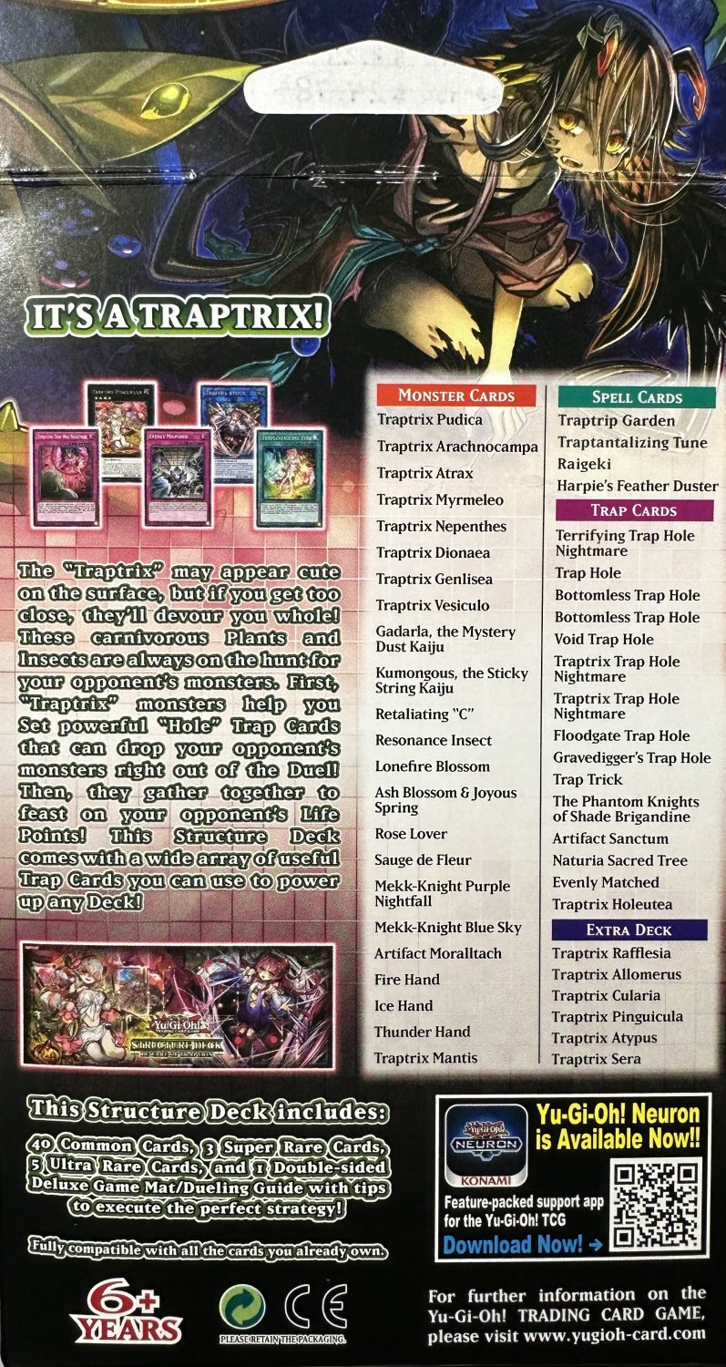 Yu-Gi-Oh! Structure Deck: Beware of Traptrix (1st Edition)