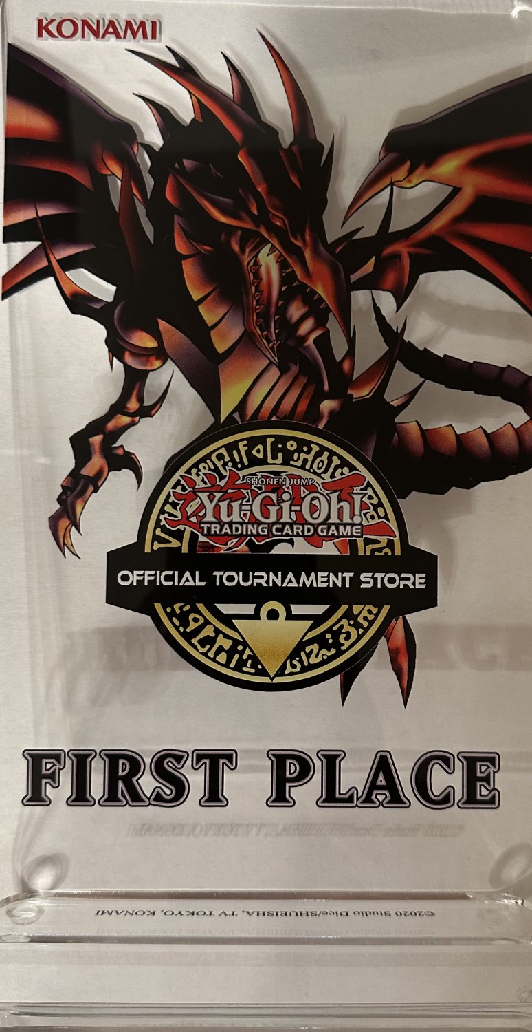 Yu-Gi-Oh! OTS First Place Trophy (Red-Eyes Black Dragon)