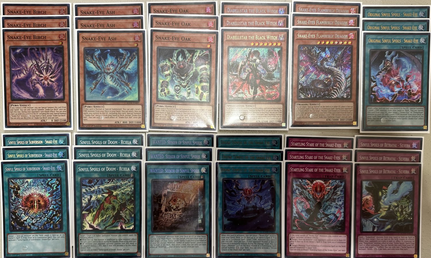 Yu-Gi-Oh! Snake-Eye Deck Core