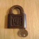 vintage yale lock with key