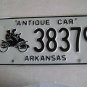 "SOLD" Arkansas 'Antique Car" License Plate