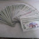 HOT! SET OF 62 COMMEMORATIVE BILLS W/HOLDERS