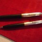 SHEAFFER'S "WHITE DOT" 14K 2-PEN SET
