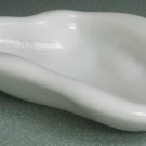 Blenko Art Glass Ashtray Dish Bowl White VERY NICE!