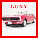 Maisto 1:18 Chevy Camaro SS Convertible 1967 Diecast Car Model Red Luxy Collectibles