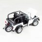 Maisto 1:18 Jeep Wrangler Off Road White Diecast Car Model Luxy Collectibles