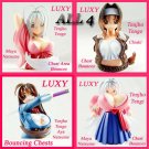 TENJHO TENJO TENGE Set of 4 Bouncing Breast Figure Luxy Anime Collectibles tt3