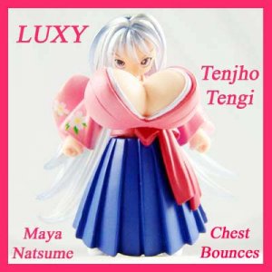 TENJHO TENJO TENGE Set of 4 Bouncing Breast Figure Luxy Anime