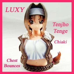 TENJHO TENJO TENGE Set of 4 Bouncing Breast Figure Luxy Anime