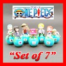 One Piece Pirates Figures Anime Characters Luxy Collectibles Set of 7