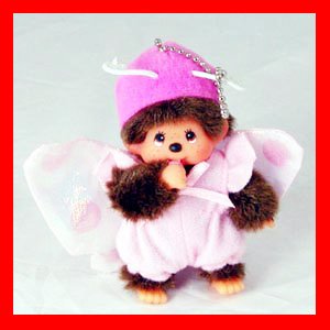 MONCHICHI Keychain Butterfly Costume Cute LUXY Collectibles mo7