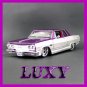 1.24 1965 CHEVY MALIBU SS Pro Rodz Diecast Car Model Purple