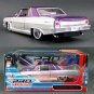 1.24 1965 CHEVY MALIBU SS Pro Rodz Diecast Car Model Purple