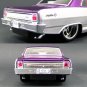 1.24 1965 CHEVY MALIBU SS Pro Rodz Diecast Car Model Purple