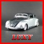 1.24 1951 CHOPPED VW BUGZ G RIDEZ Diecast Car Model Luxy Collectibles Black Silver