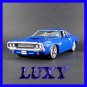 1.24 1970 DODGE CHALLENGER R/T PRO RODZ  Diecast Car Model Luxy Collectible Dark Blue