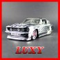 1.24 1967 FORD MUSTANG GT PRO RODZ 1:24 Hot Rod Diecast Car Model Luxy Collectibles Silver