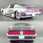1.24 1967 FORD MUSTANG GT PRO RODZ 1:24 Hot Rod Diecast Car Model Luxy Collectibles Silver
