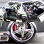 1.24 1967 FORD MUSTANG GT PRO RODZ 1:24 Hot Rod Diecast Car Model Luxy Collectibles Silver
