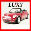 1.24 Mini Cooper Convertible Maisto Quality Diecast Model Luxy Collectibles Red
