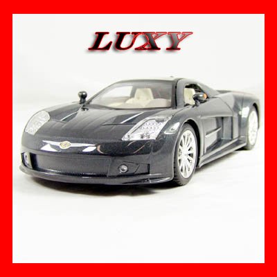 1.24 Chrysler ME Four Twelve Concept Diecast Car Model Luxy Collectibles Black