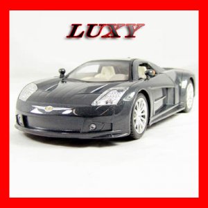 1.24 Chrysler ME Four Twelve Concept Diecast Car Model Luxy Collectibles Black
