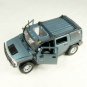 1.27 Hummer H2 SUV Off Road Maisto Quality Diecast Car Model Grey