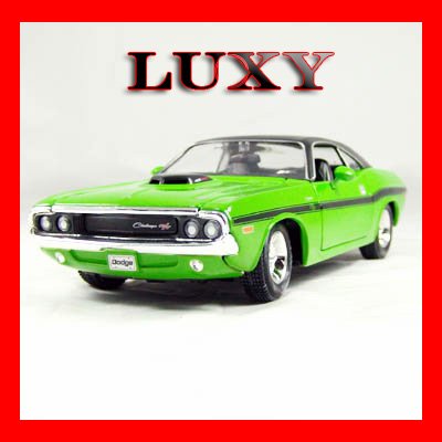 1.24 1970 Dodge Challenger R/T Coupe Maisto Quality Diecast Green