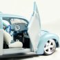 1.24 1951 CHOPPED VW BUGZ G RIDEZ Diecast Car Model Light Blue