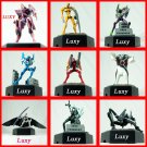 High Quality NEON GENESIS EVANGELION Luxy Anime Collectibles Set of 9