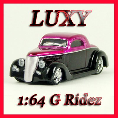 Maisto 1:64 1936 Ford Coupe Classic Car G Ridez Quality Diecast Luxy Collectibles Purple
